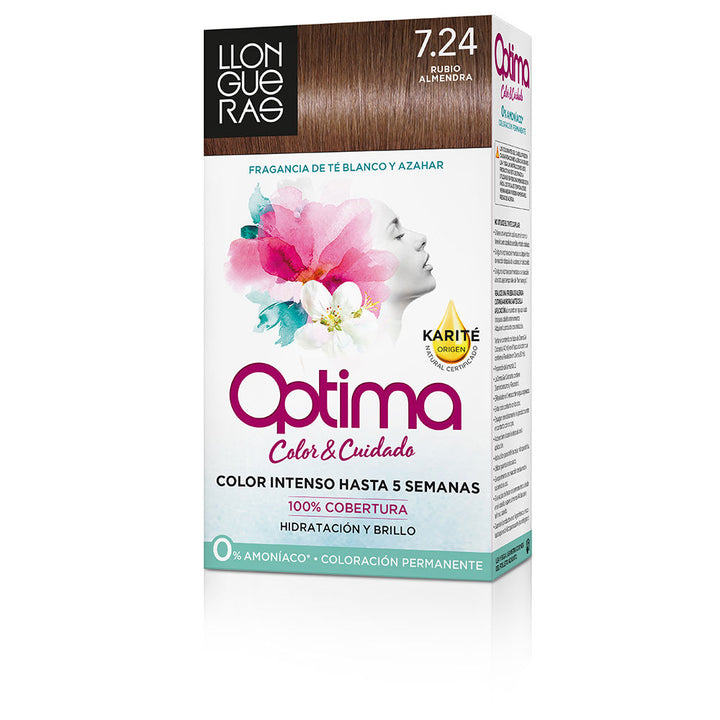Tube of chocolate brown ammonia-free hair colour with developer, mask and treatment