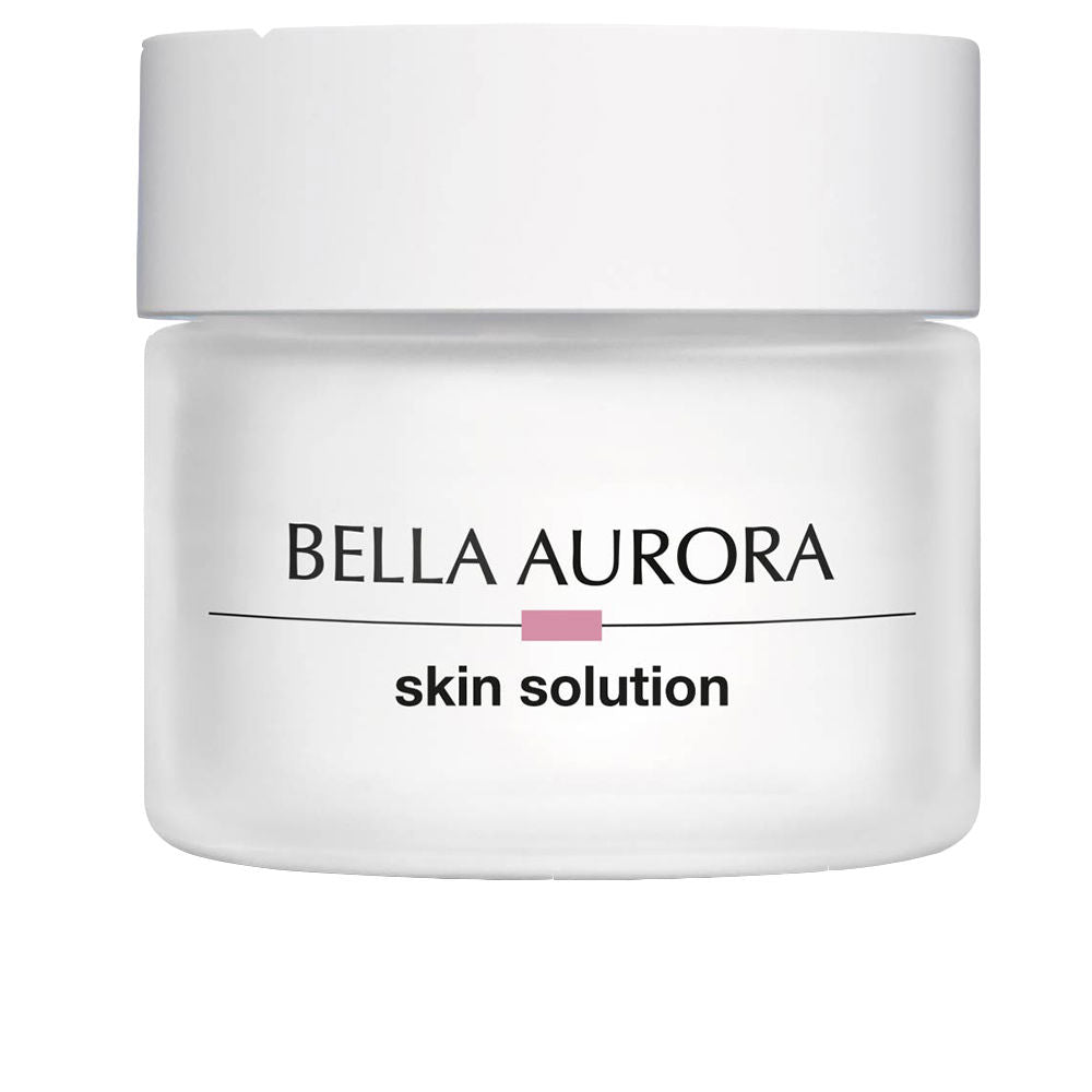Elegant jar of Bella Aurora AGE SOLUTION Anti-Wrinkle + Firms SPF15 cream