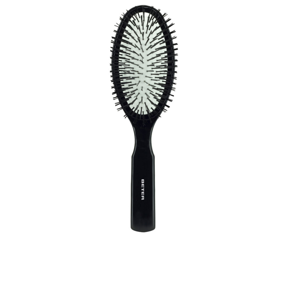 Oval nylon-brush with pneumatic cushion, 18 cm, multiple tones