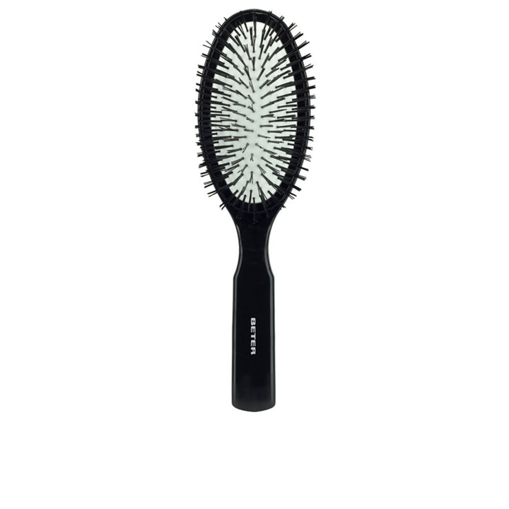 Oval nylon-brush with pneumatic cushion, 18 cm, multiple tones
