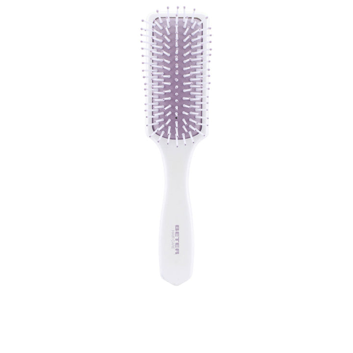 Rectangular pneumatic hair brush with nylon bristles, 22.5 cm, for Women