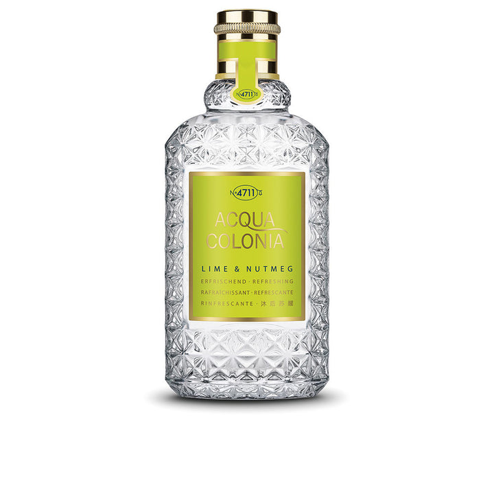 170 ml lime and nutmeg eau de cologne spray, unisex fragrance bottle
