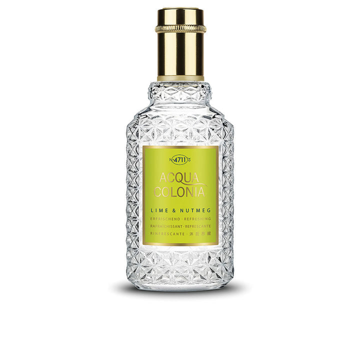 170 ml lime and nutmeg eau de cologne spray, unisex fragrance bottle