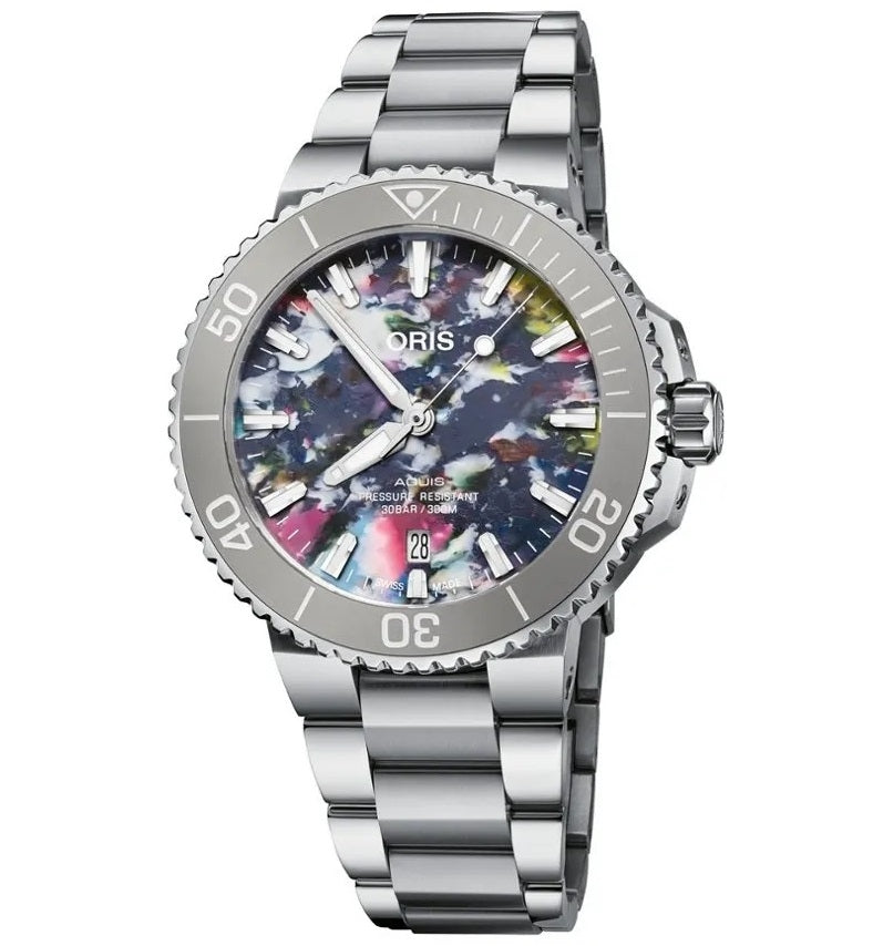 Oris Aquis Diver's Watch, Multicolor Dial