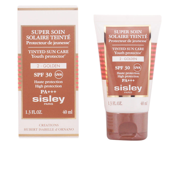 40 ml golden tinted mineral sunscreen tube, SPF 30, silky finish