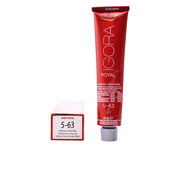 60 ml tube of caramel shade permanent cream hair colour, Unisex professional product