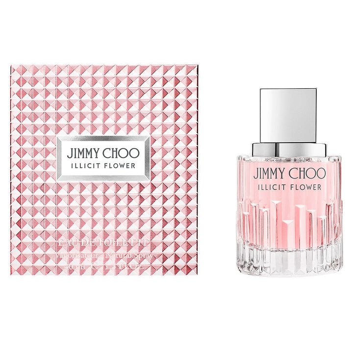 Transparent crystal perfume bottle with sculpted prisms and silver metal cap, 100 ml