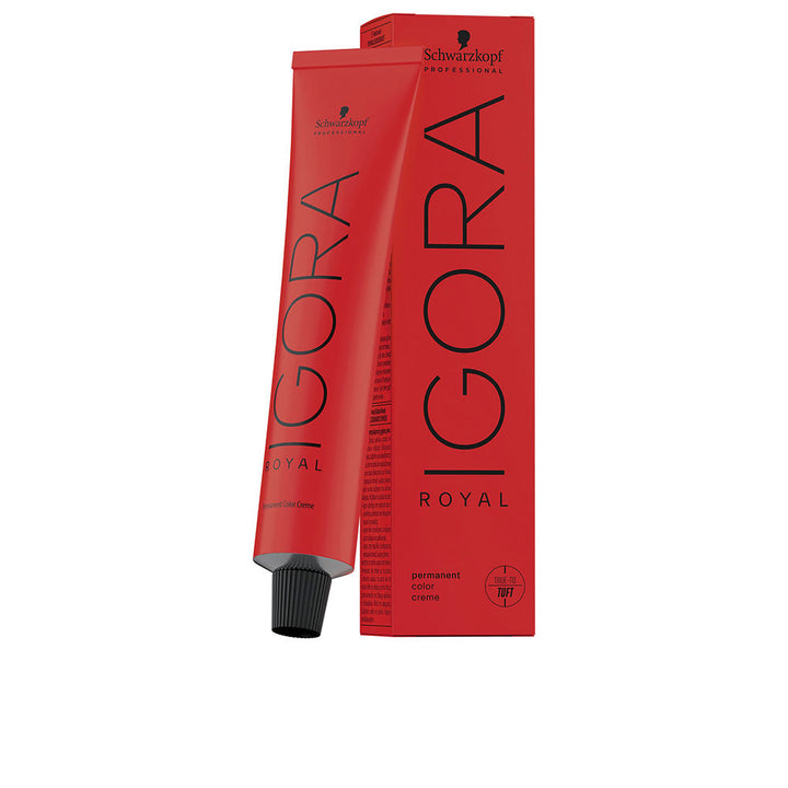 60 ml tube of 8-4 caramel brown permanent cream hair colour, professional packaging