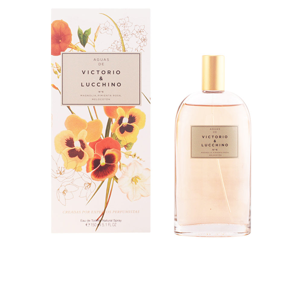 Clear crystal 150 ml floral‑fruit eau de toilette with gold cap for Women