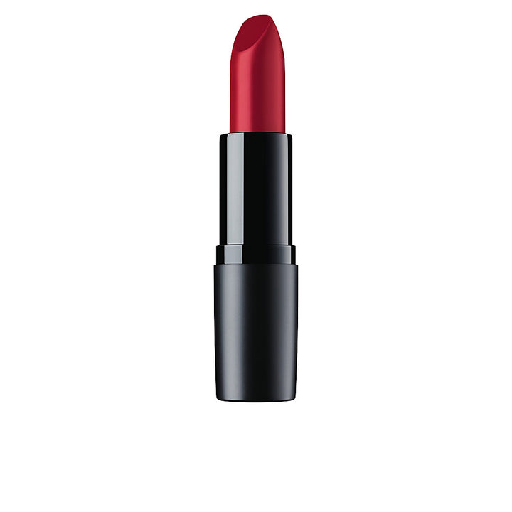 Matte Poppy Red lipstick bullet, 4 g, cream-to-matte finish