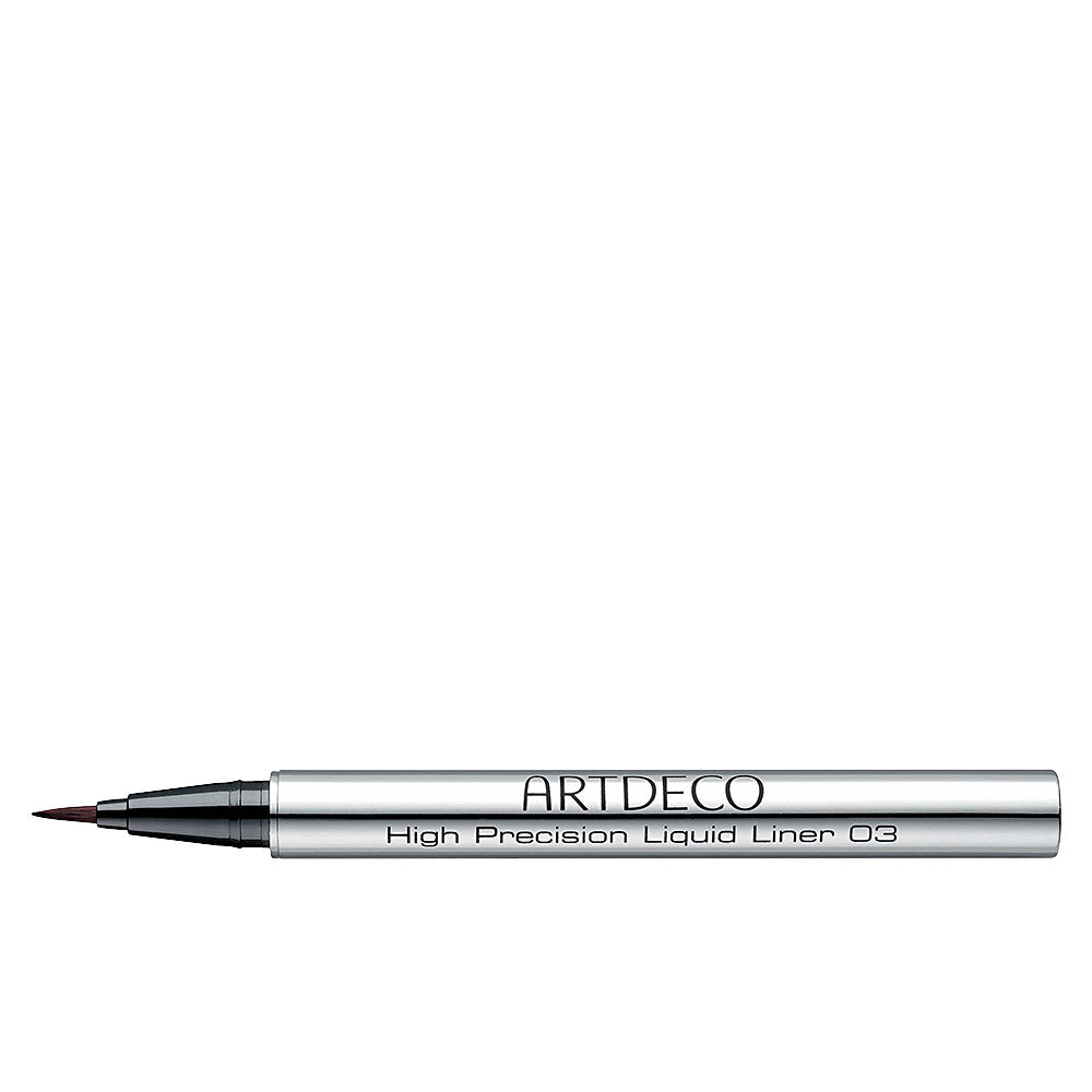 Slim brown liquid eyeliner with flexible fibre brush, 0.55 ml, Unisex