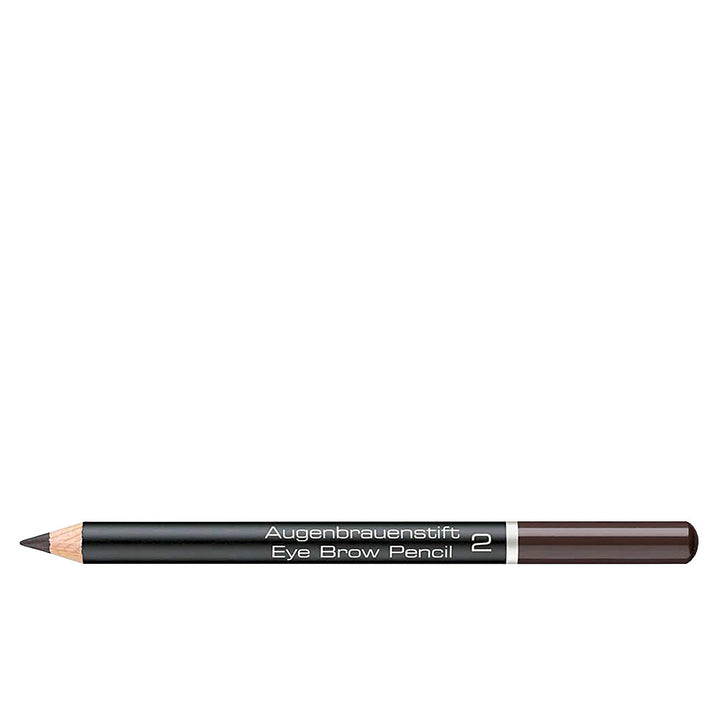 Slim eyebrow pencil in intensive brown with fine tip and cap, 1.1 g