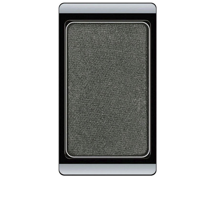 Single pearlescent grey eyeshadow pan, 0.8 g, refillable packaging
