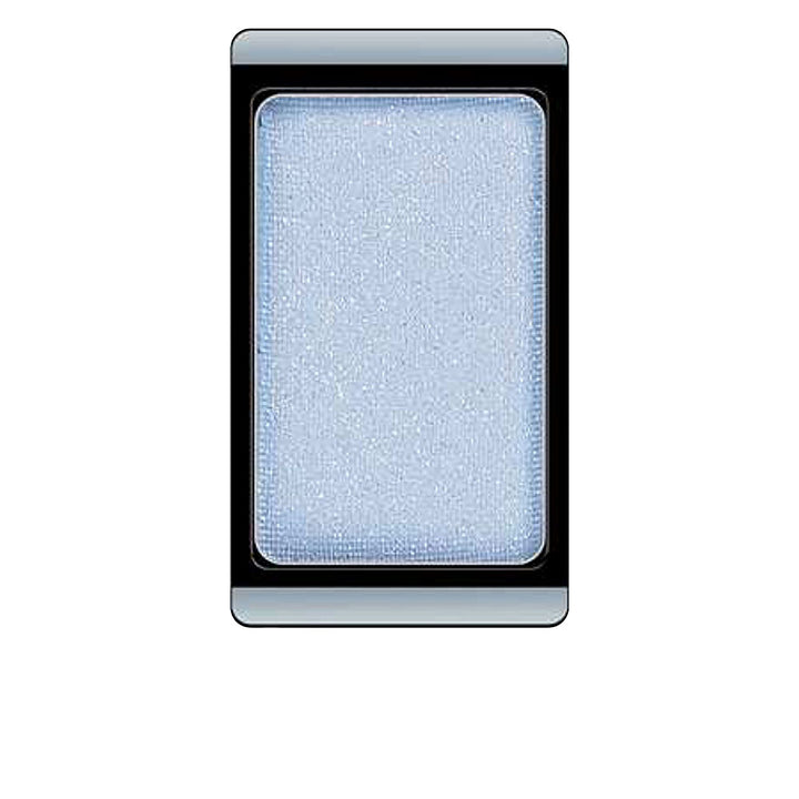 Single light-blue luminous pressed powder eyeshadow compact, 0.8 g