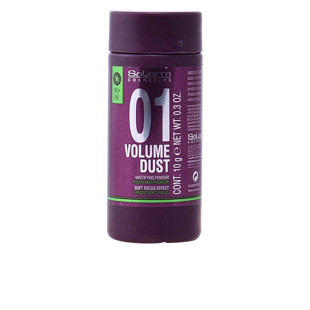 Small tin of mattifying volume powder for Unisex styling, 10 g, fine-milled silica