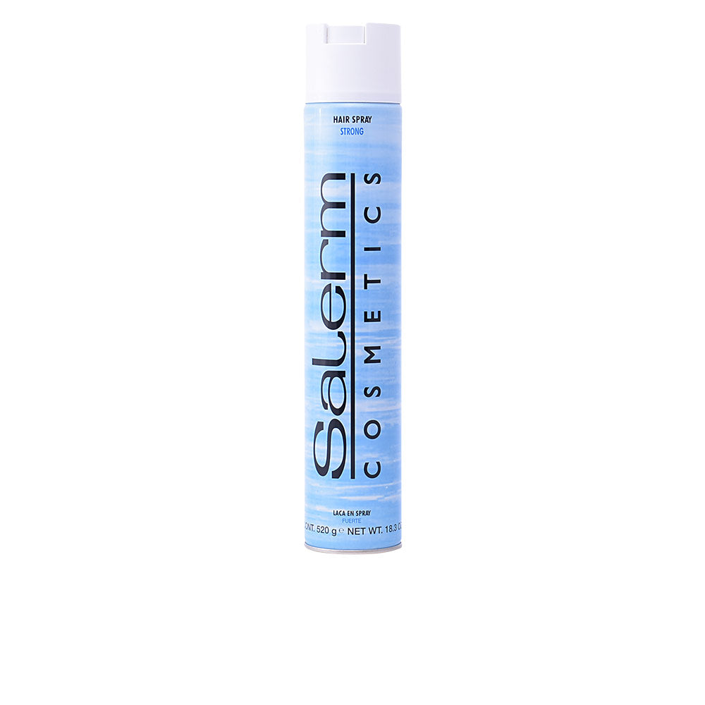 Tall aerosol can of anti‑humidity strong hold hair spray, 520 g, Unisex