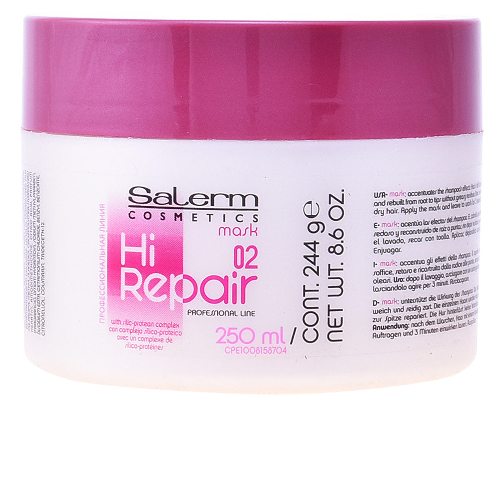 250 ml jar of HI REPAIR reconstructive hair mask for Unisex damaged hair