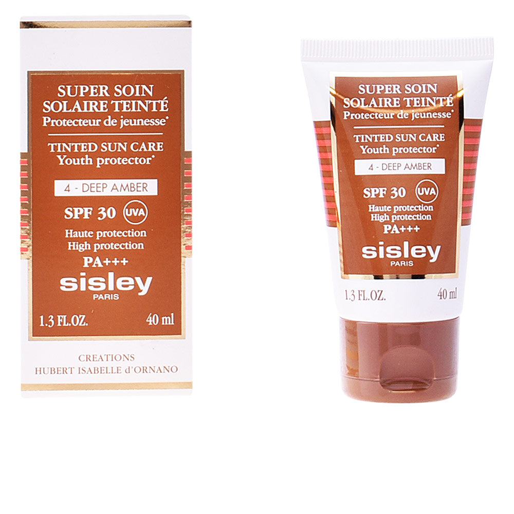 40 ml tinted mineral sun cream tube, amber shade, SPF 30, water‑resistant