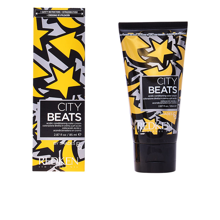85 ml yellow semi‑permanent colour cream tube, vivid pigment, conditioning formula