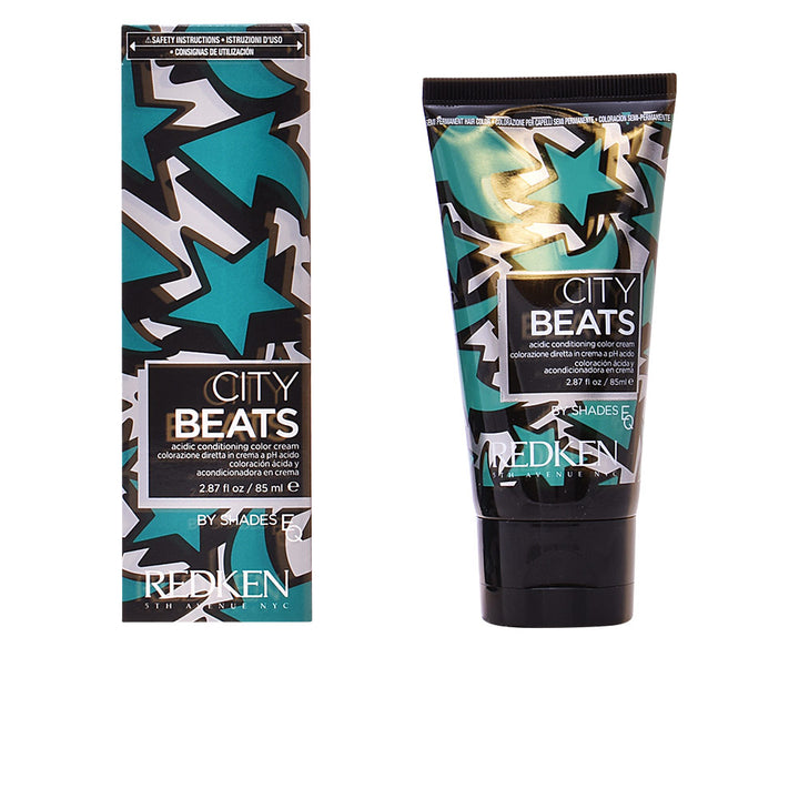 85 ml tube of semi‑permanent teal cream hair colour, Unisex