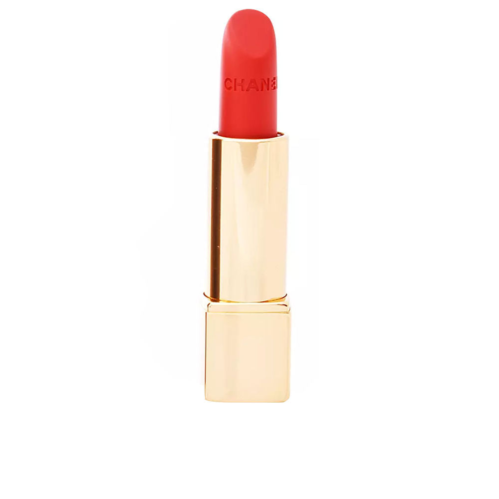 Compact velvet matte lipstick bullet in deep rouge, 3.5 g
