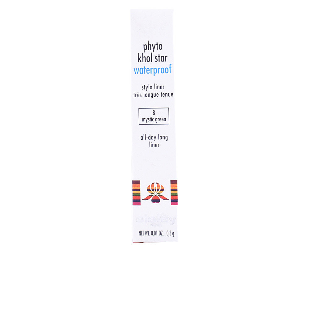 Retractable sparkling black eyeliner pencil with creamy tip, 0.3 g, waterproof