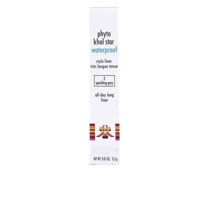 Retractable sparkling grey eye pencil, 0.3 g, waterproof, Unisex