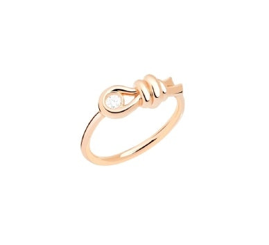 Dodo Gold and Diamond Rose Ring