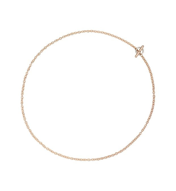 Sleek Minimalist Silver Chain Necklace