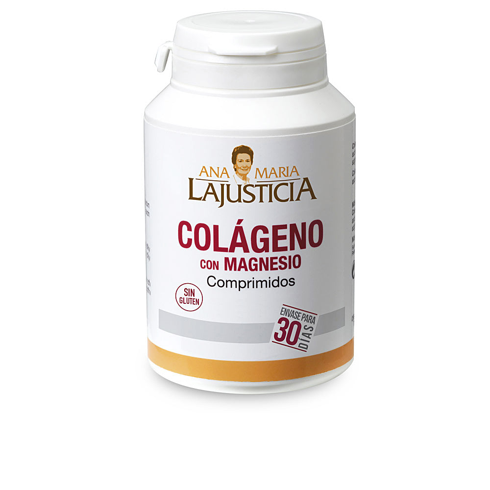 Bottle of marine collagen capsules with magnesium, 75 capsules, unisex supplement