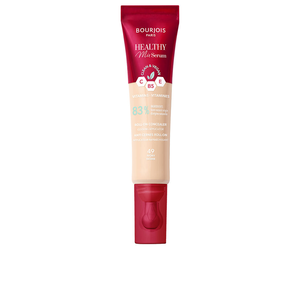 Compact roll‑on concealer stick, 11 ml, light vanilla shade, portable applicator