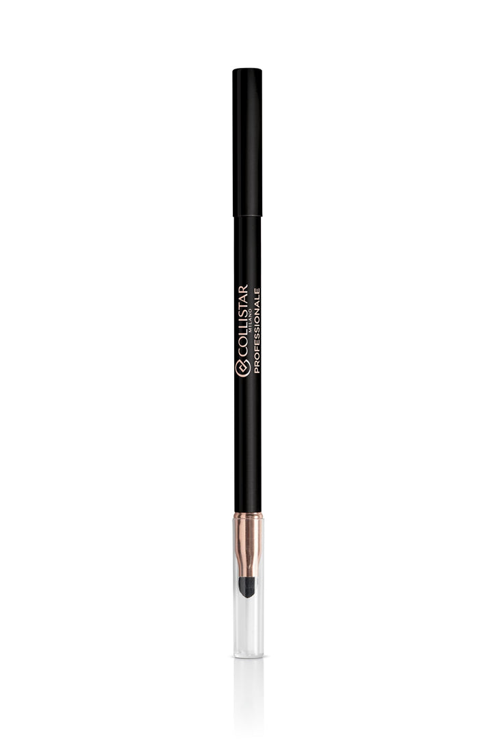 Steel-grey cream eye pencil with built-in smudger, Unisex makeup