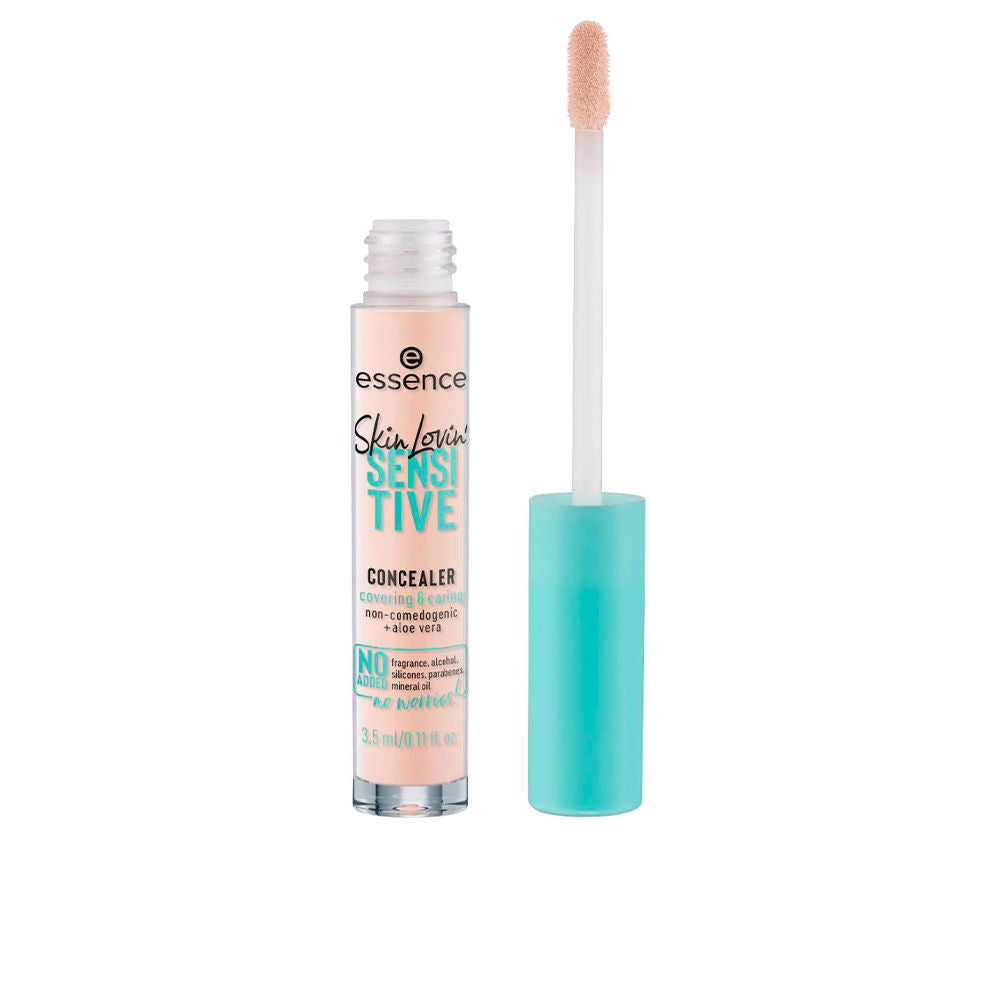 Tube of light cream concealer, 3.5 ml, natural-matte finish