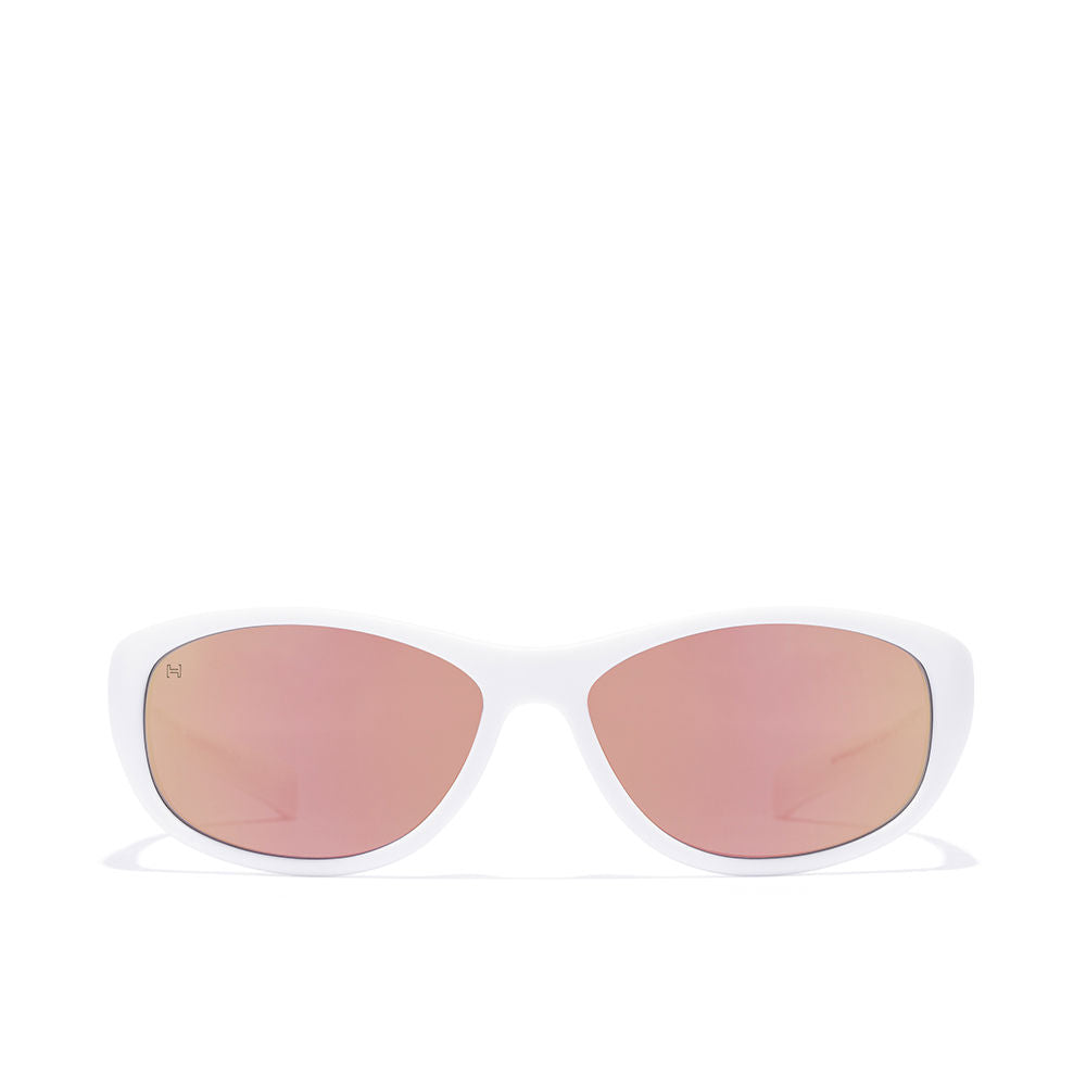 Turquoise rectangular polycarbonate children's sunglasses, 38mm lenses, 120mm temples