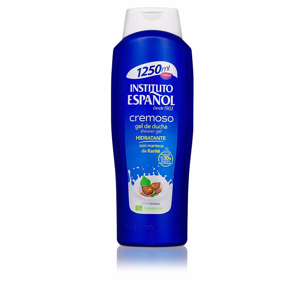 Large 1.25 L creamy shea butter shower gel bottle, Unisex