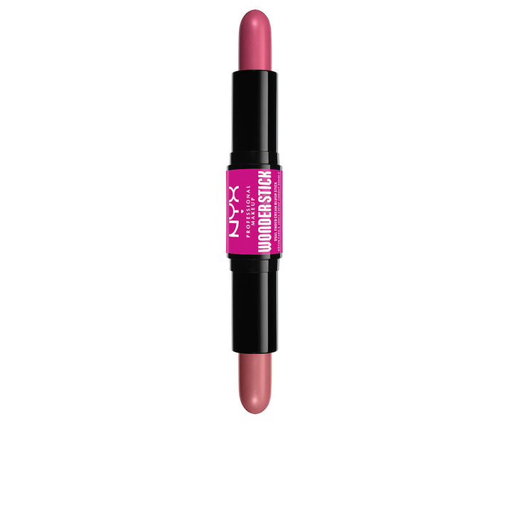 Compact cream stick blush in amber-peach shade, 4 g stick format