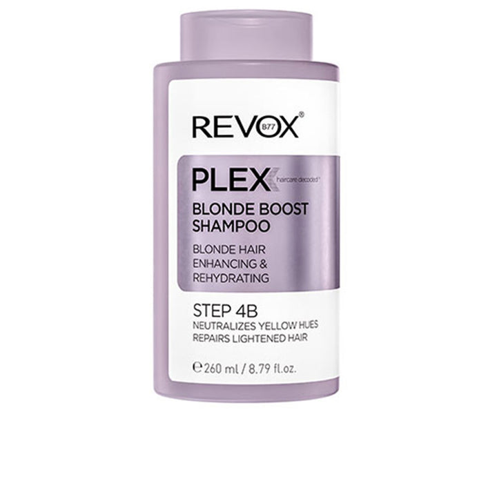 260 ml neutralising shampoo for blonde hair, salon plex step, purple-free