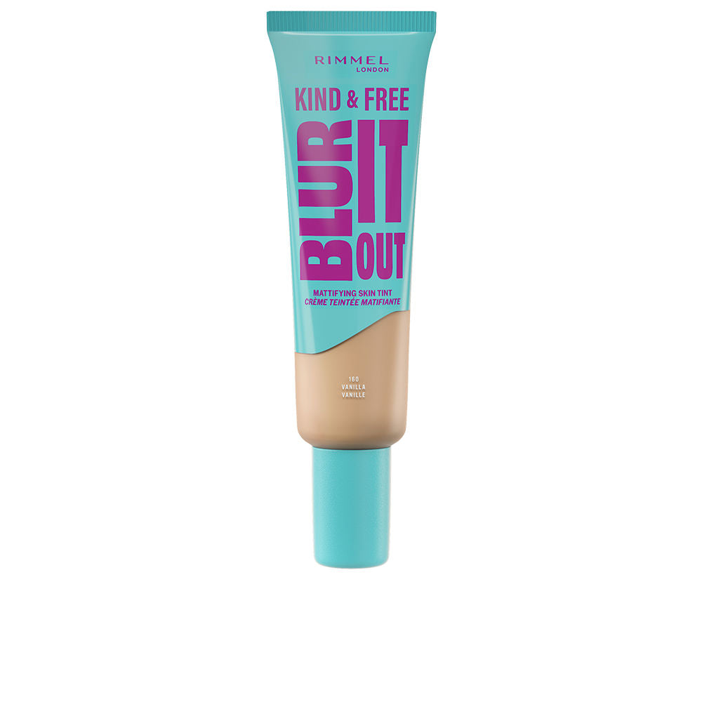30 ml matte liquid foundation in recycled tube, light rose ivory shade