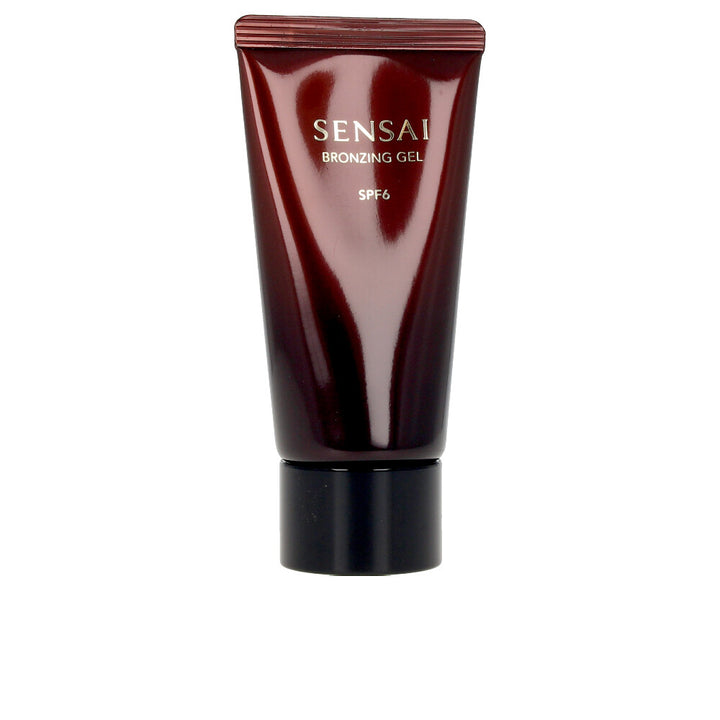 50 ml copper-bronze hydrating gel in clear tube, satin finish, unisex