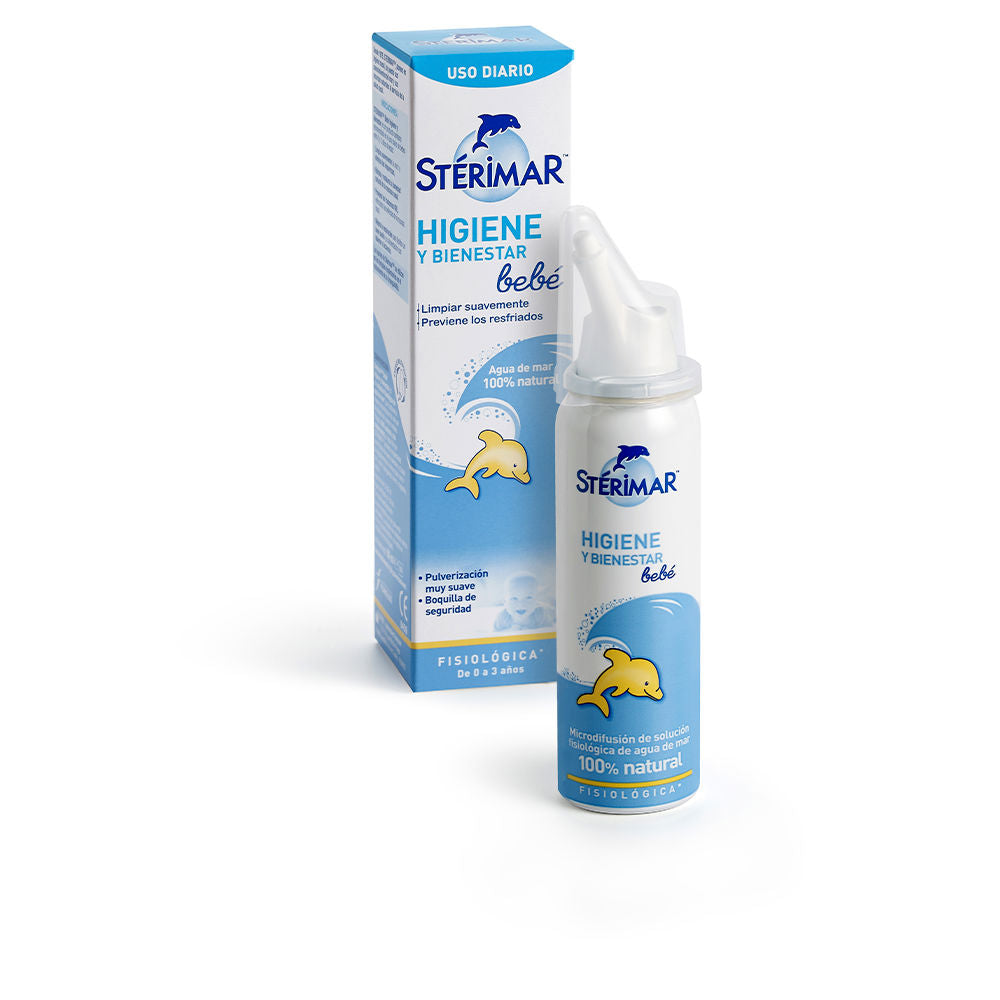 50 ml isotonic sea‑water nasal spray with anatomical nozzle for babies, Unisex