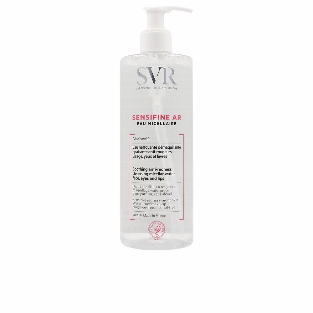 Clear 200 ml micellar cleansing water bottle, niacinamide formula for sensitive skin